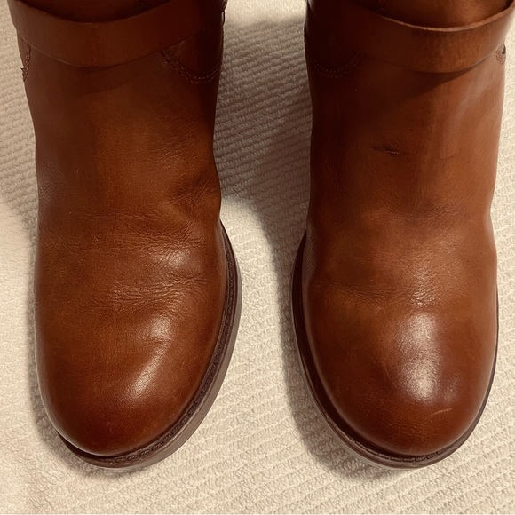 SOLD-Lucky Brand Rollie Boots Leather Equestrian Brown Riding Tall Boots Size 10 - Picture 4 of 16